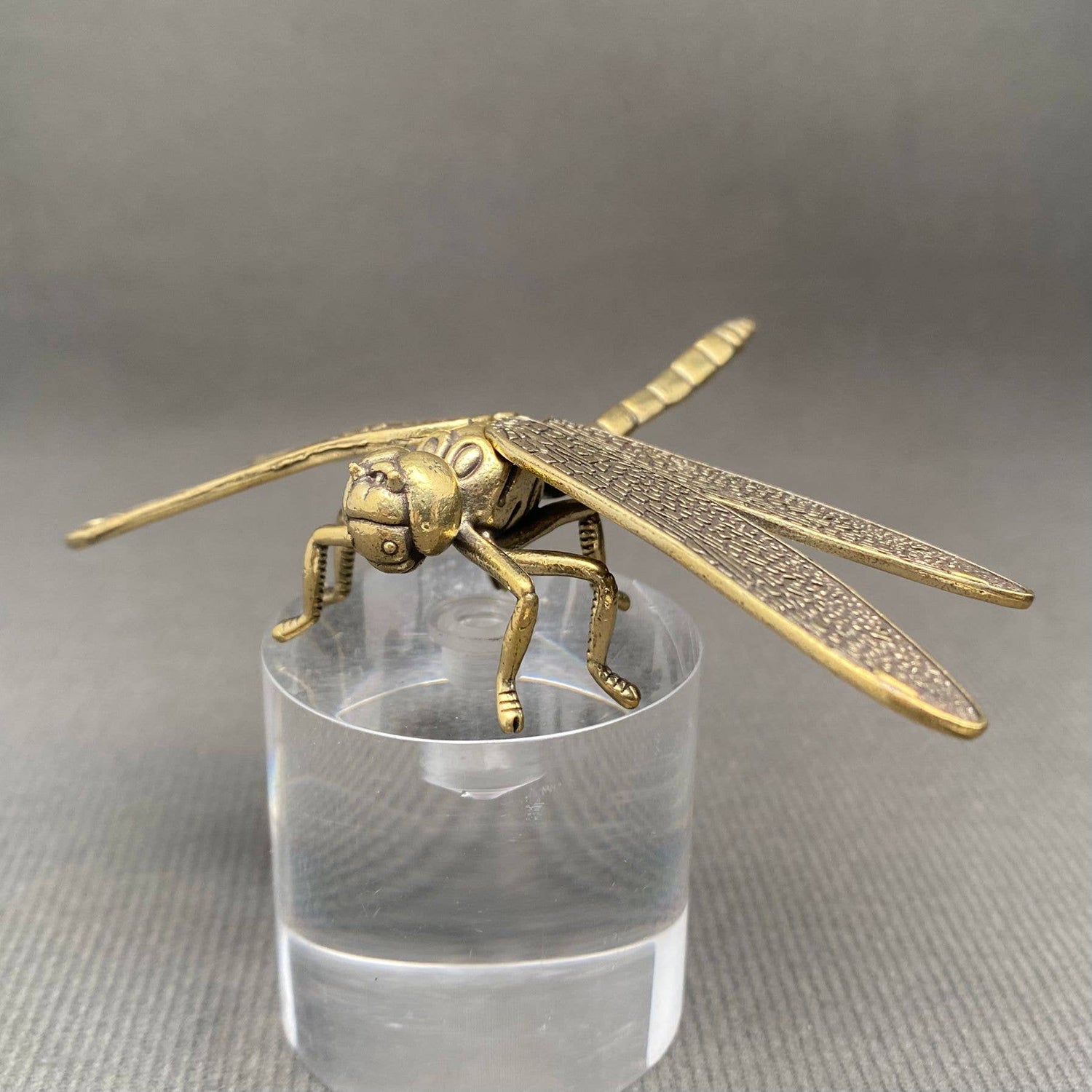 Brass Dragonfly Crafts Decoration Desktop Ornaments - The Mirrored Past