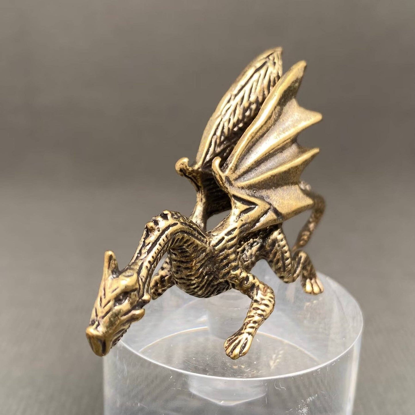 Brass Dragon Crafts Decoration Desktop Ornaments - The Mirrored Past