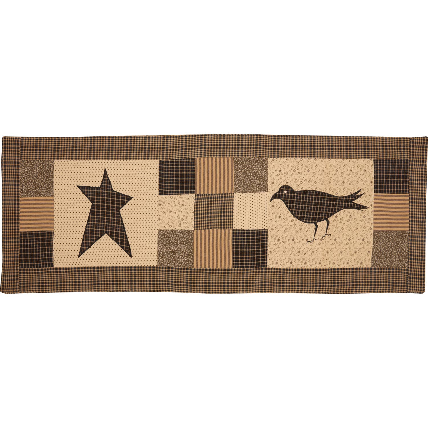 Kettle Grove Runner Crow and Star 13x36 - The Mirrored Past