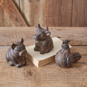 Rustic Mini Tabletop Rooster - The Mirrored Past