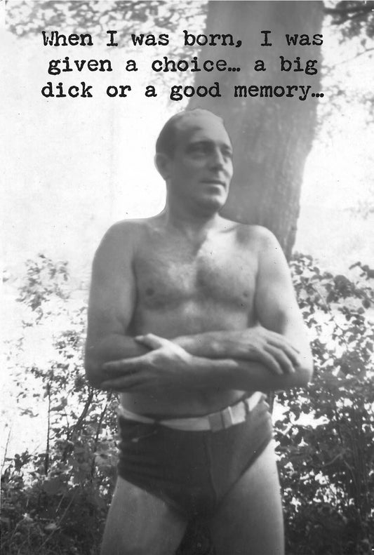 Given A Choice Greeting Card - The Mirrored Past