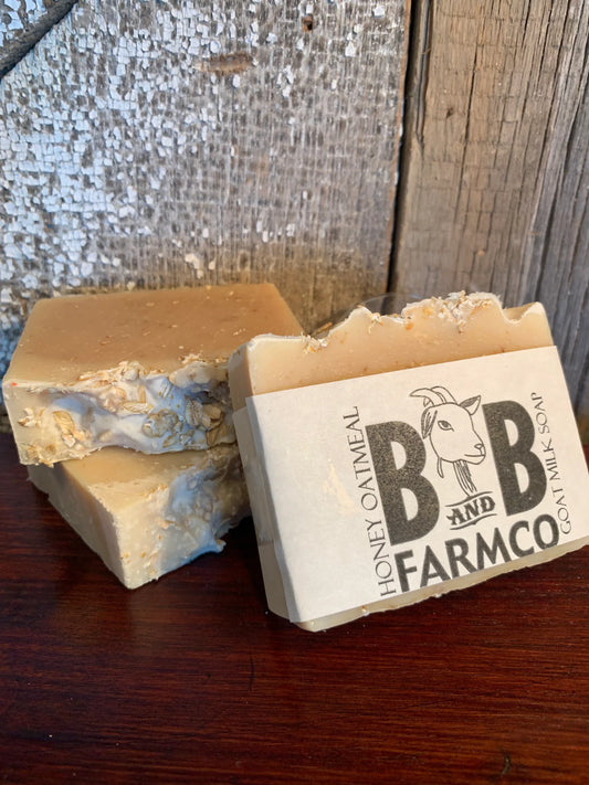 Goat Milk Bar Soap | Oatmeal Milk & Honey - The Mirrored Past