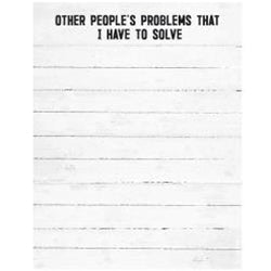 Other People's Problems Notepad