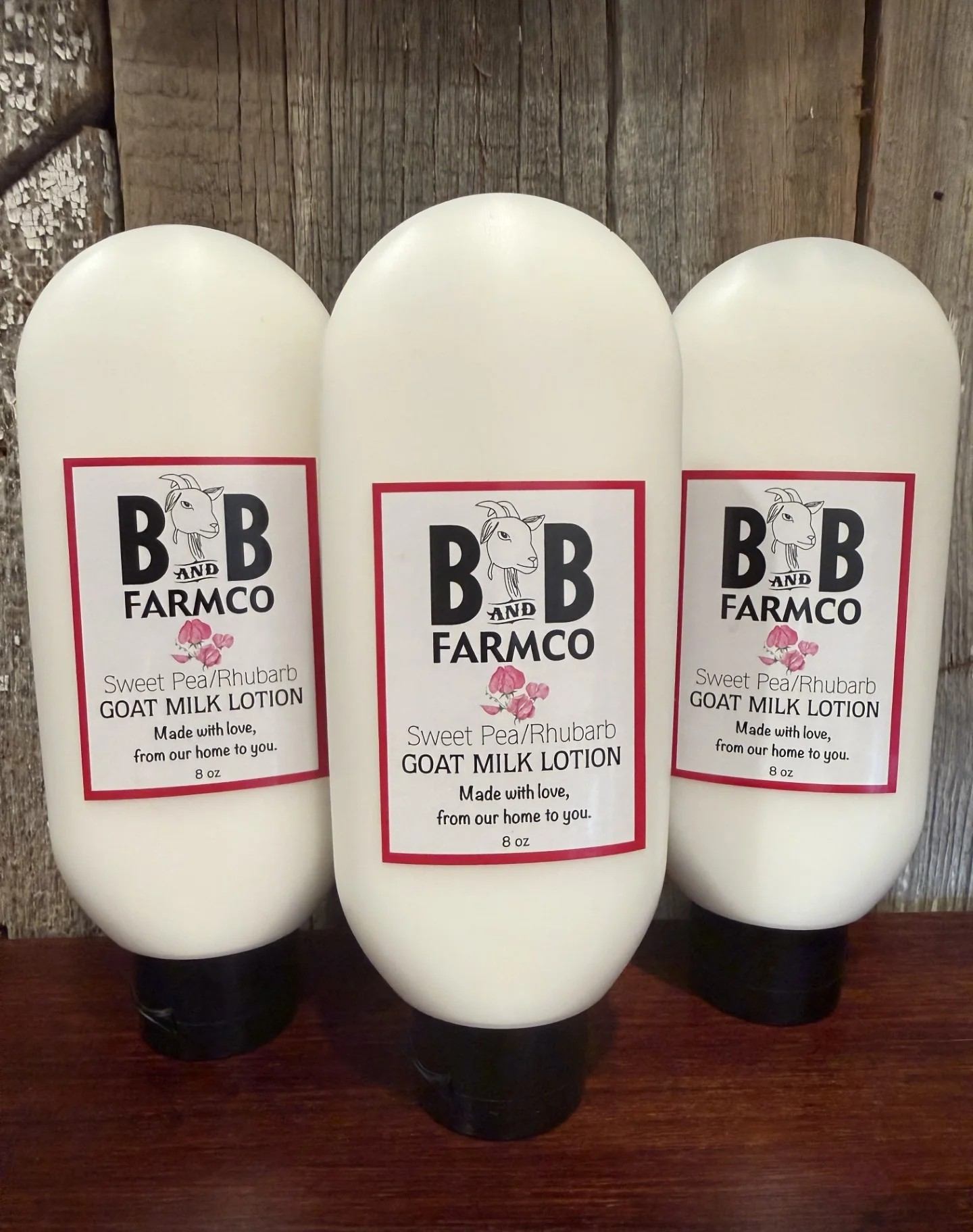 Goat Milk Lotion | Sweet Pea Rhubarb