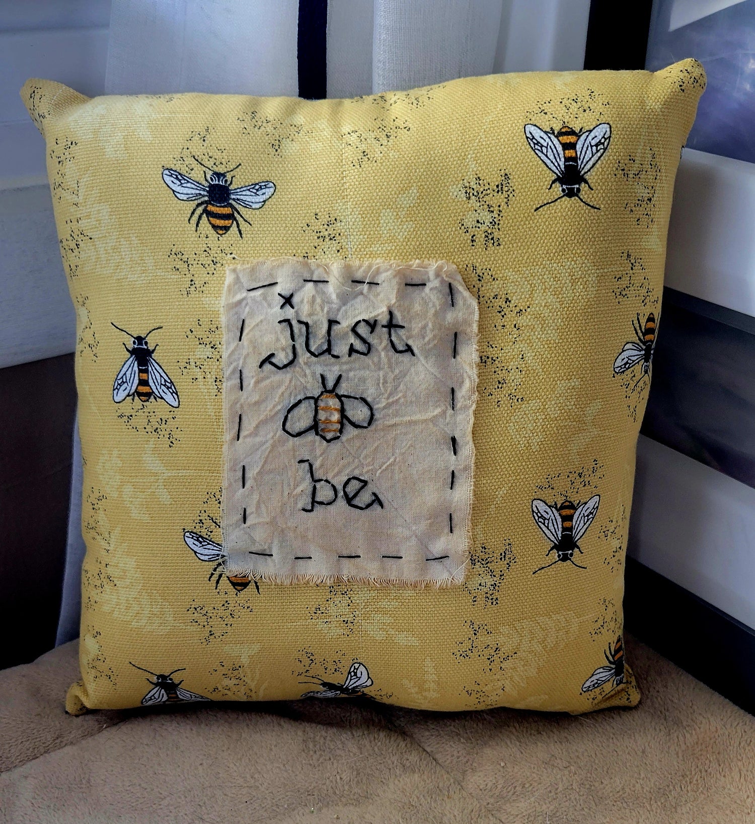 Let It Bee Pillow - The Mirrored Past