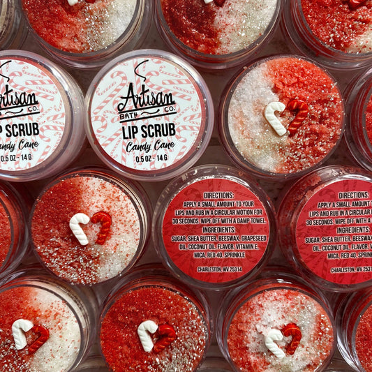 Candy Cane Lip Scrub - The Mirrored Past