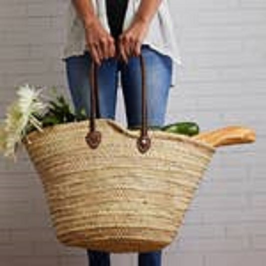 Moroccan Shopping Basket - The Mirrored Past