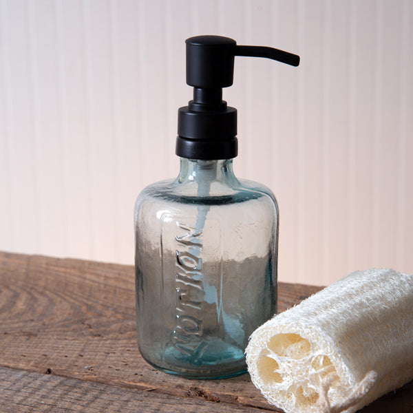 Glass Lotion Dispenser - The Mirrored Past