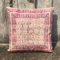 Pillow | Pink Gray Scallop Pillow - The Mirrored Past