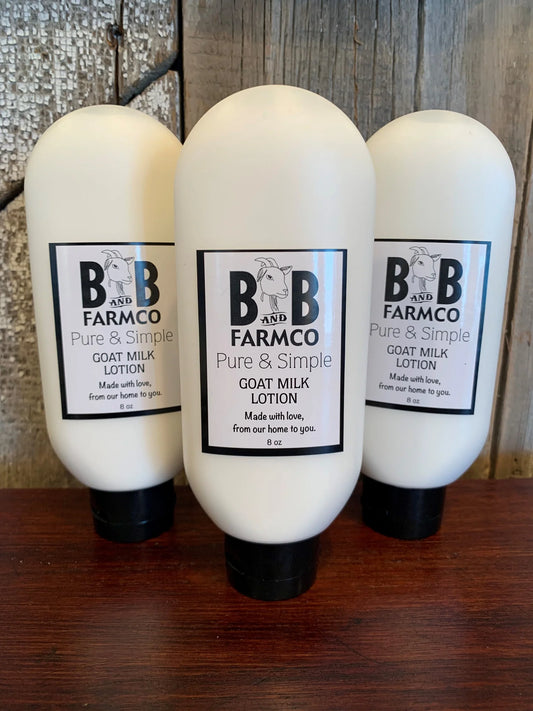Goat Milk Lotion | Pure and Simple - The Mirrored Past