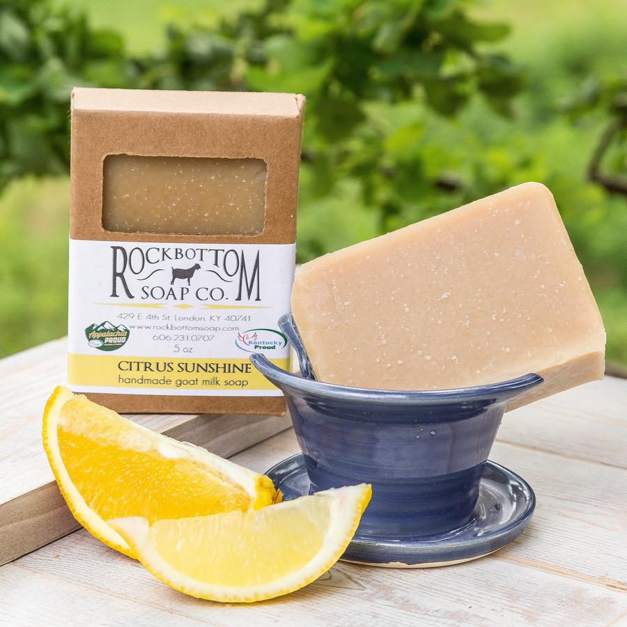 Goat Milk Bar Soap | Citrus Sunshine - The Mirrored Past