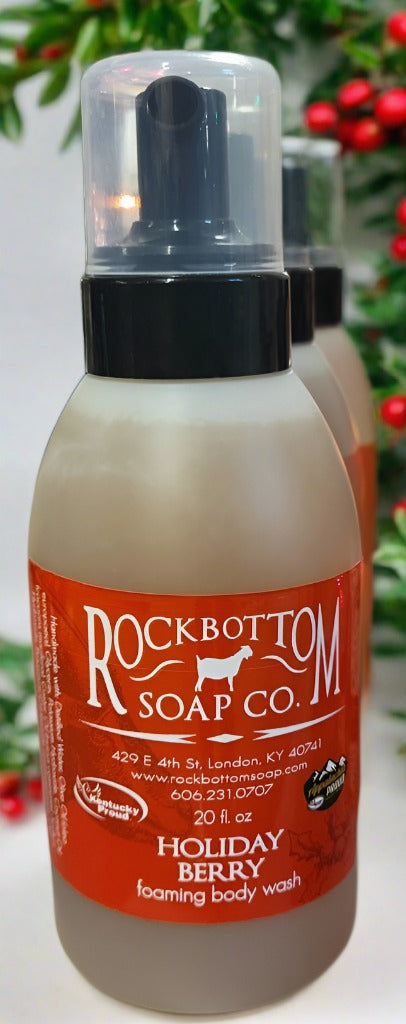Foaming Body Wash | Holiday Berry - The Mirrored Past