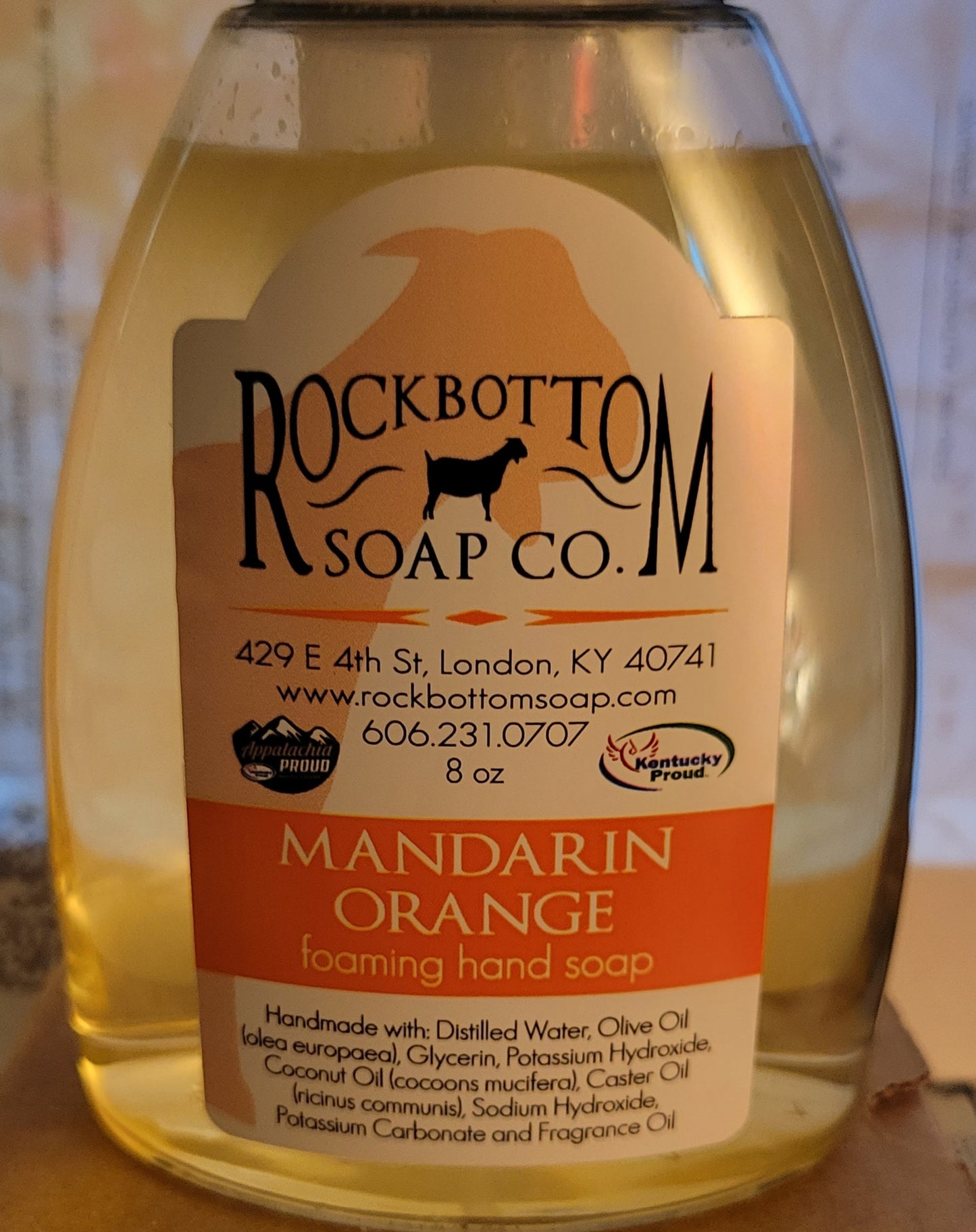 Foaming Hand Soap | Mandarin Orange - The Mirrored Past