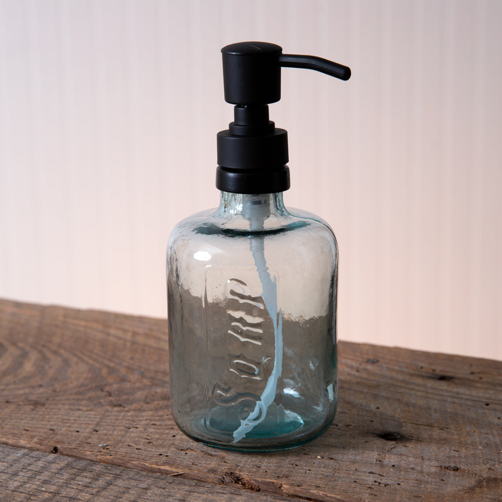 Glass Soap Dispenser - The Mirrored Past